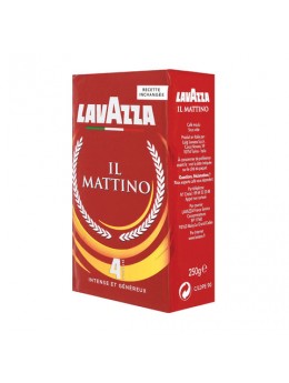 Кофе молотый LAVAZZA (Лавацца) 'Mattino', натуральный, 250 г, вакуумная упаковка, 3201