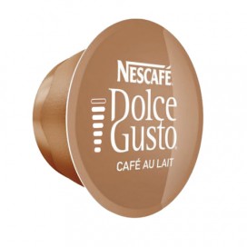Капсулы для кофемашин NESCAFE Dolce Gusto 'Cafe au lait', натуральный кофе с молоком, 16 шт. х 10 г, 12148061