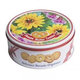 Печенье Датское BISQUINI (Бисквини) 'Butter Cookies', ассорти, сдобное, в железной банке, 150 г, 101139