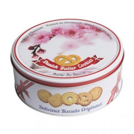 Печенье Датское BISQUINI (Бисквини) 'Butter Cookies', ассорти, сдобное, в железной банке, 150 г, 101139