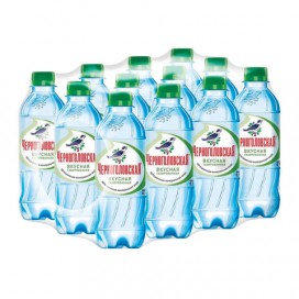 Вода ГАЗИРОВАННАЯ минеральная 'ЧЕРНОГОЛОВСКАЯ', 0,33 л, пластиковая бутылка