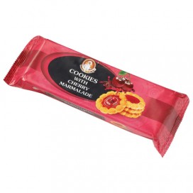Печенье БИСКОТТИ (Россия) 'Santa Bakery', с вишневым мармеладом, сдобное, 100 г