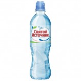 Вода негазированная питьевая СВЯТОЙ ИСТОЧНИК 'Спорт', 0,5 л, пластиковая бутылка, 12031256