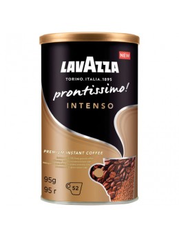 Кофе молотый в растворимом LAVAZZA (Лавацца) 'Prontissimo Intenso', сублимированный, 95 г, жестяная банка, 5331 Кофе молотый в растворимом LAVAZZA (Лавацца) 'Prontissimo Intenso', сублимированный, 95 г, жестяная банка, 5331