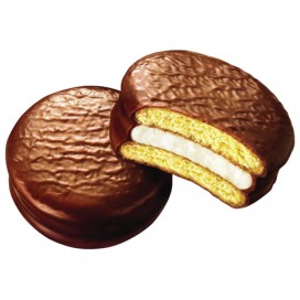 Печенье LOTTE 'Choco Pie Banana' (Чоко Пай Банан), глазированное, 336 г, 12 шт. х 28 г, 000000014