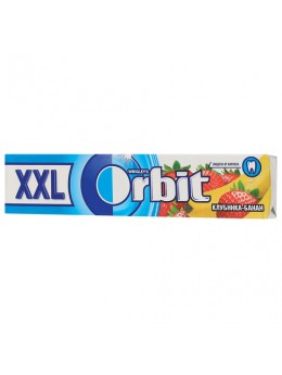 Жевательная резинка ORBIT (Орбит) XXL 'Клубника-банан', 15 подушечек, 20,4 г, 46146632 Жевательная резинка ORBIT (Орбит) XXL 'Клубника-банан', 15 подушечек, 20,4 г, 46146632