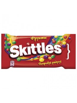 Жевательная конфета SKITTLES (Скитлс) 'Фрукты', 38 г, 4011100156364