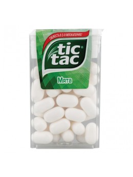 Драже TIC TAC (Тик Так), со вкусом мяты, 16 г, пластиковая баночка, 77133521 Драже TIC TAC (Тик Так), со вкусом мяты, 16 г, пластиковая баночка, 77133521