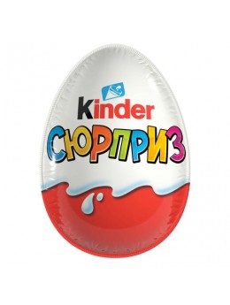 Шоколадное яйцо KINDER Surprise (Киндер Сюрприз), в ассортименте, 20 г, 77148592 Шоколадное яйцо KINDER Surprise (Киндер Сюрприз), в ассортименте, 20 г, 77148592