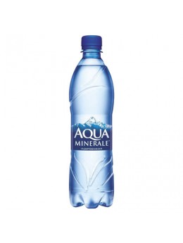 Вода ГАЗИРОВАННАЯ питьевая AQUA MINERALE (Аква Минерале), 0,5 л, пластиковая бутылка, 340038169