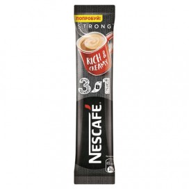 Кофе растворимый NESCAFE '3 в 1 Крепкий', 20 пакетиков по 16 г (упаковка 320 г), 12235512