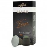 Капсулы для кофемашин NESPRESSO, 'Viva', натуральный кофе, BLUES, 10 шт. х 5 г, 4600696301038