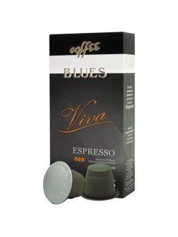 Капсулы для кофемашин NESPRESSO, 'Viva', натуральный кофе, BLUES, 10 шт. х 5 г, 4600696301038