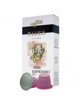 Капсулы для кофемашин NESPRESSO, 'Ваниль', натуральный кофе, BLUES, 10 шт. х 5 г, 4600696101195