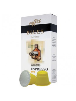 Капсулы для кофемашин NESPRESSO, 'Амаретто', натуральный кофе, BLUES, 10 шт. х 5 г, 4600696101010