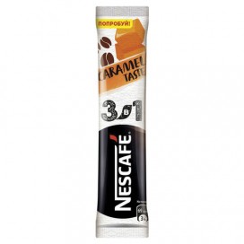 Кофе растворимый NESCAFE '3 в 1 Карамельный', 20 пакетиков по 16 г (упаковка 320 г), 12300793