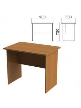 Стол письменный 'Монолит', 900х600х750 мм, цвет орех гварнери, СМ19.3