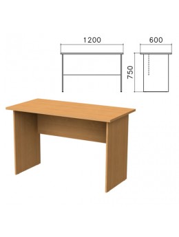 Стол письменный 'Монолит', 1200х600х750 мм, цвет бук бавария, СМ21.1