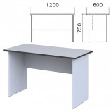 Стол письменный 'Монолит', 1200х600х750 мм, цвет серый, СМ21.11