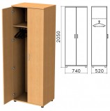 Шкаф для одежды 'Монолит', 740х520х2050 мм, цвет бук бавария, ШМ50.1