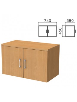 Шкаф-антресоль 'Монолит', 740х390х450 мм, цвет бук бавария, АМ01.1