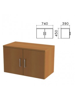 Шкаф-антресоль 'Монолит', 740х390х450 мм, цвет орех гварнери, АМ01.3