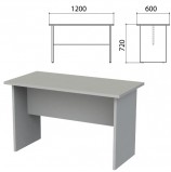 Стол приставной 'Этюд', 1200х600х720 мм, серый, 400049-03