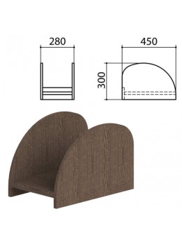 Подставка под системный блок 'Канц', цвет венге, ПК01.16