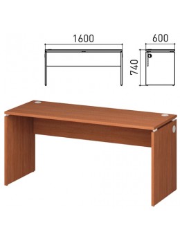 Стол письменный 'Профит', 1600х600х740 мм, орех онтарио, 402749-160