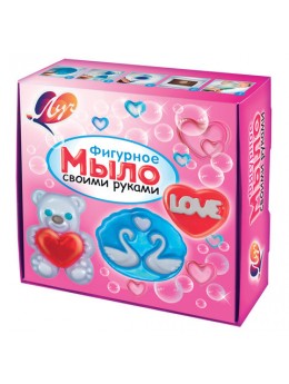 Набор для изготовления мыла ЛУЧ 'Love': мыльная основа, краситель, стакан, 3 формы, стек, 25С 1511-08 Набор для изготовления мыла ЛУЧ 'Love': мыльная основа, краситель, стакан, 3 формы, стек, 25С 1511-08