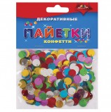 Материалы для творчества АППЛИКА 'Декоративные пайетки', конфетти, С3073