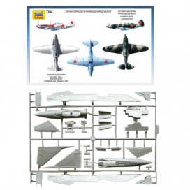 Модель для склеивания САМОЛЕТ, 'Истребитель советский МиГ-3', масштаб 1:72, ЗВЕЗДА, 7204