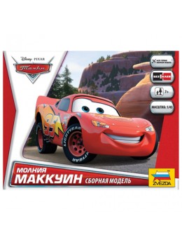 Модель для сборки 'Тачки. Маккуин', масштаб 1:43, по лицензии Disney, ЗВЕЗДА, 2012 Модель для сборки 'Тачки. Маккуин', масштаб 1:43, по лицензии Disney, ЗВЕЗДА, 2012