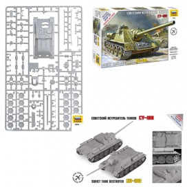 Модель для сборки САУ советская СУ-100, масштаб 1:72, ЗВЕЗДА, 5044