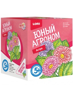 Набор для выращивания растений ЮНЫЙ АГРОНОМ 'Астра', горшок, грунт, семена, LORI, Р-001 Набор для выращивания растений ЮНЫЙ АГРОНОМ 'Астра', горшок, грунт, семена, LORI, Р-001