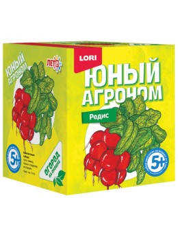 Набор для выращивания растений ЮНЫЙ АГРОНОМ 'Редис', горшок, грунт, семена, LORI, Р-013 Набор для выращивания растений ЮНЫЙ АГРОНОМ 'Редис', горшок, грунт, семена, LORI, Р-013