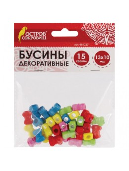 Бусины для творчества 'Бантики', 13х10 мм, 15 грамм, 5 цветов, ОСТРОВ СОКРОВИЩ, 661227 Бусины для творчества 'Бантики', 13х10 мм, 15 грамм, 5 цветов, ОСТРОВ СОКРОВИЩ, 661227