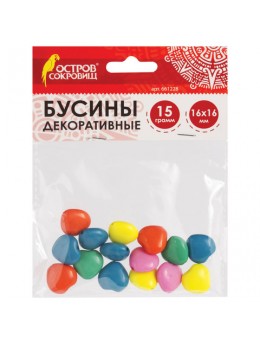 Бусины для творчества 'Сердце', 16 мм, 15 грамм, 5 цветов, ОСТРОВ СОКРОВИЩ, 661228 Бусины для творчества 'Сердце', 16 мм, 15 грамм, 5 цветов, ОСТРОВ СОКРОВИЩ, 661228