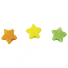 Бусины для творчества 'Звезды', 10 мм, 30 грамм, желтые, оранжевые, зеленые, ОСТРОВ СОКРОВИЩ, 661249