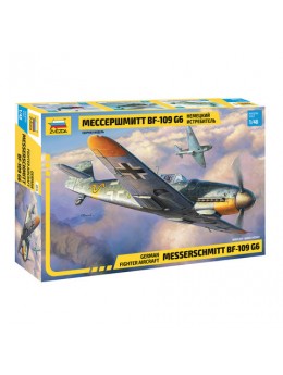 Модель для склеивания САМОЛЕТ Истребитель немецкий Мессершмитт BF-109 G6, масштаб 1:48, ЗВЕЗДА, 4816 Модель для склеивания САМОЛЕТ Истребитель немецкий Мессершмитт BF-109 G6, масштаб 1:48, ЗВЕЗДА, 4816