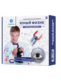 Набор для экспериментов 'Юный физик. Магнитный лабиринт', INTELLECTICO, 211 Набор для экспериментов 'Юный физик. Магнитный лабиринт', INTELLECTICO, 211