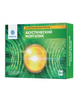 Электронный конструктор 'Акустический моргалик своими руками', INTELLECTICO, 1003 Электронный конструктор 'Акустический моргалик своими руками', INTELLECTICO, 1003