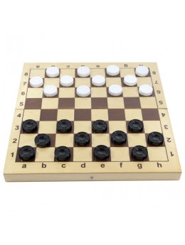 Игра настольная 'Шашки', пластиковые фишки, деревянная доска 30х30, 10 КОРОЛЕВСТВО, 2862 Игра настольная 'Шашки', пластиковые фишки, деревянная доска 30х30, 10 КОРОЛЕВСТВО, 2862