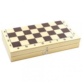 Игра настольная 'Шахматы', 32 деревянные фигуры, деревянная доска 30х30, 10 КОРОЛЕВСТВО, 2845