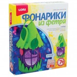 Набор для творчества Фонарик из фетра 'Лесная сказка', фетр, нитки, игла, фонарик, LORI, Фтр-010