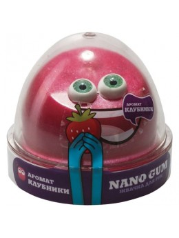 Жвачка для рук 'Nano gum', аромат клубники, 50 г, ВОЛШЕБНЫЙ МИР, NGAK50