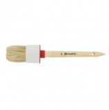 Кисть круглая №14 (50 мм), натуральная щетина, деревянная ручка, MATRIX, масляные краски, лаки, 82084