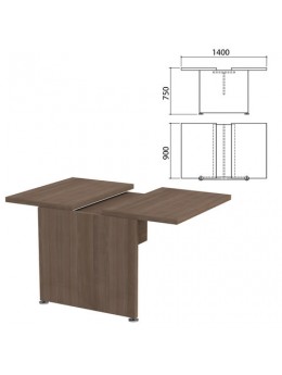 Модуль стола для переговоров 'Приоритет', 1400х900х750 мм, гарбо (КОМПЛЕКТ)