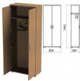 Шкаф для одежды 'Этюд', 800х384х1942 мм, цвет орех онтарио (КОМПЛЕКТ)