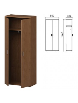 Шкаф для одежды 'Профит', 800х384х1942 мм, орех онтарио (КОМПЛЕКТ)